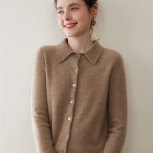 Cashmere light luxury cashmere sweater for women soft and waxy skin-friendly knitted cashmere top warm and versatile