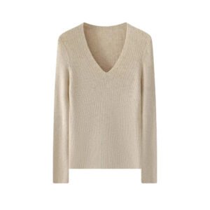Wool bottoming sweater collar, machine washable, versatile slimming sweater, warm and comfortable