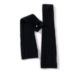 Autumn pitted knitted cashmere arm sleeves, fashionable, casual, commuting, versatile and warm