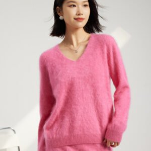 Jichun cashmere casual all-match fashion brushed bottom collar sweater sweater