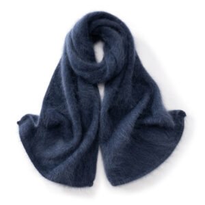 Cashmere brushed scarf, warm and thickened solid color scarf, high-end texture, skin-friendly and soft cashmere scarf