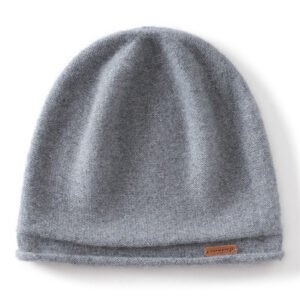 Season rolled edge knitted cashmere hat is fashionable, casual, versatile and warm for men and women