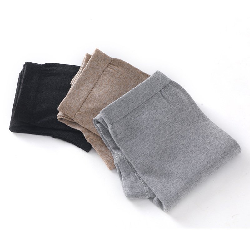 Autumn Solid Color Women's Wool Pants Casual Versatile Warm Underwear Autumn Pants - Image 6